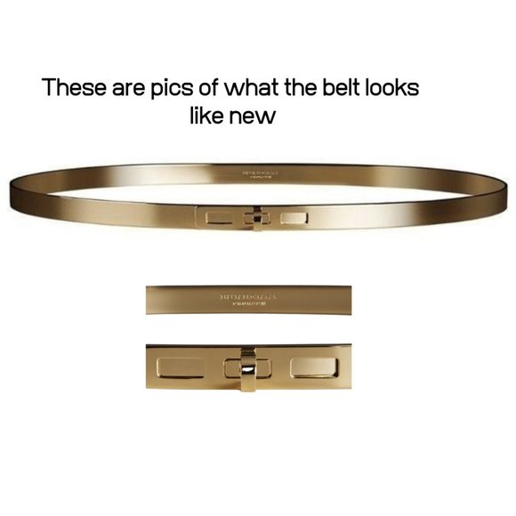 Burberry Polished Metal Hoop Belt - Picture 3 of 3